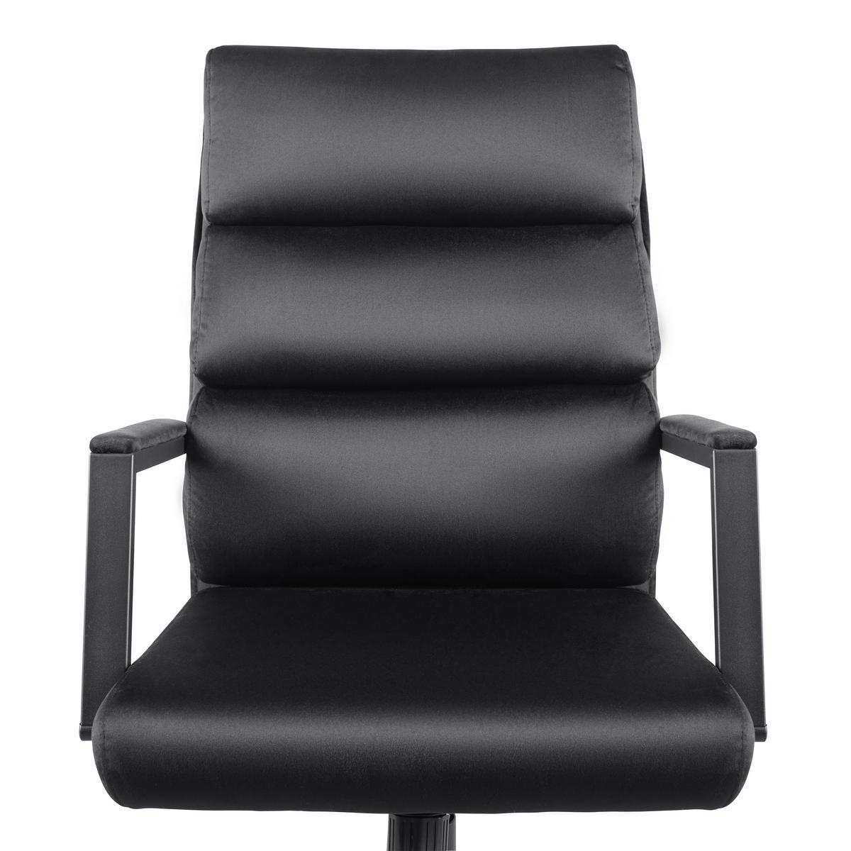 Kancelářské křeslo MAN IN BLACK - černá, Moderní, kov/textil (58/108-118/57cm) - Mömax