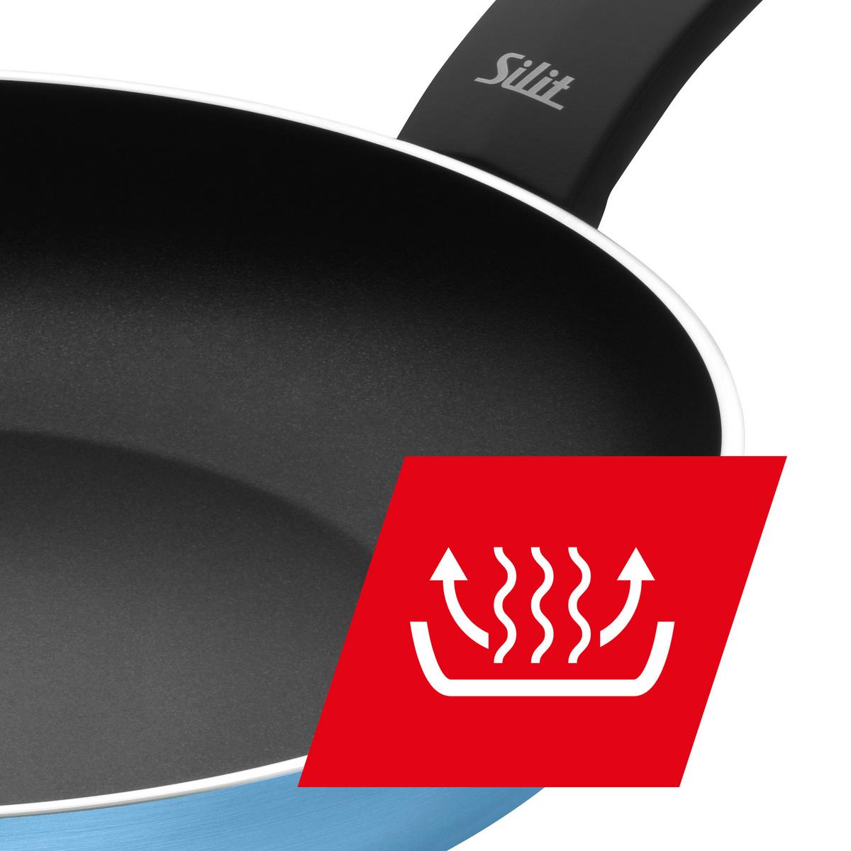 Bratpfanne Belluna 28 - Blau, KONVENTIONELL, Metall - Silit