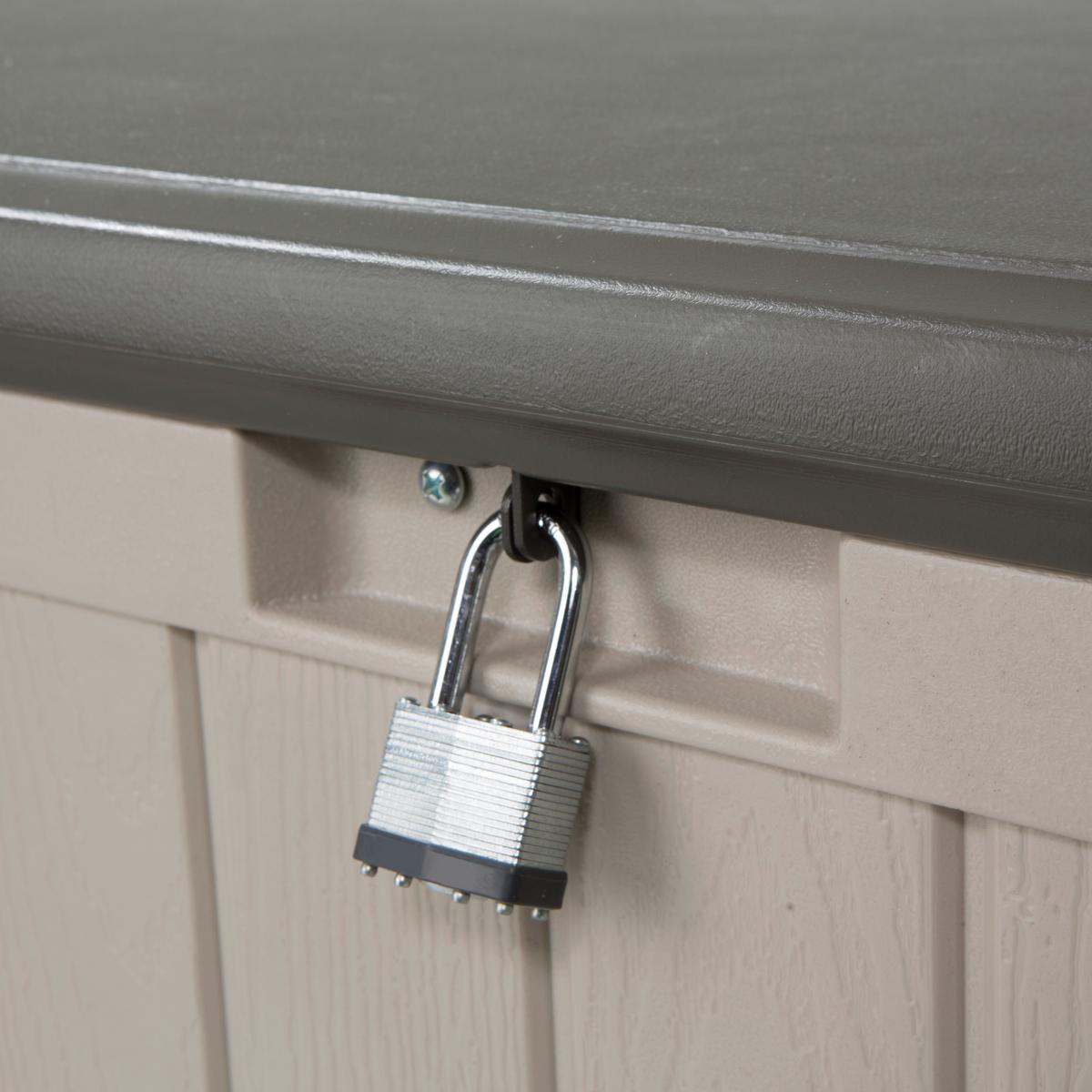 Kissenbox Wasserdicht Harmony 128x67x64 cm 440l  Grau - Grau, Basics, Kunststoff (128/67/64cm)