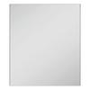 Wandspiegel Jakob Weiß B: 60 Cm - Weiß, LIFESTYLE, Glas/Holz (60/70/2cm) - MID.YOU