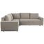 Wohnlandschaft in L-Form Giovanni 217x277cm - Chromfarben/Beige, MODERN, Holz/Textil (217/277cm) - Ombra Wohnlandschaft in L-Form Giovanni 217x277cm - Chromfarben/Beige, MODERN, Holz/Textil (217/277cm) - Ombra