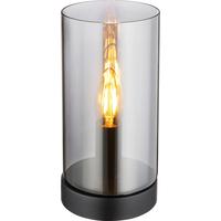 Tischleuchte 21002t - Schwarz, Basics, Glas/Metall (11/22,5cm) - Globo
