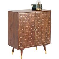 Kommode Muskat - Goldfarben/Braun, Trend, Holz/Holzwerkstoff (75/90/40cm) - Kare-Design