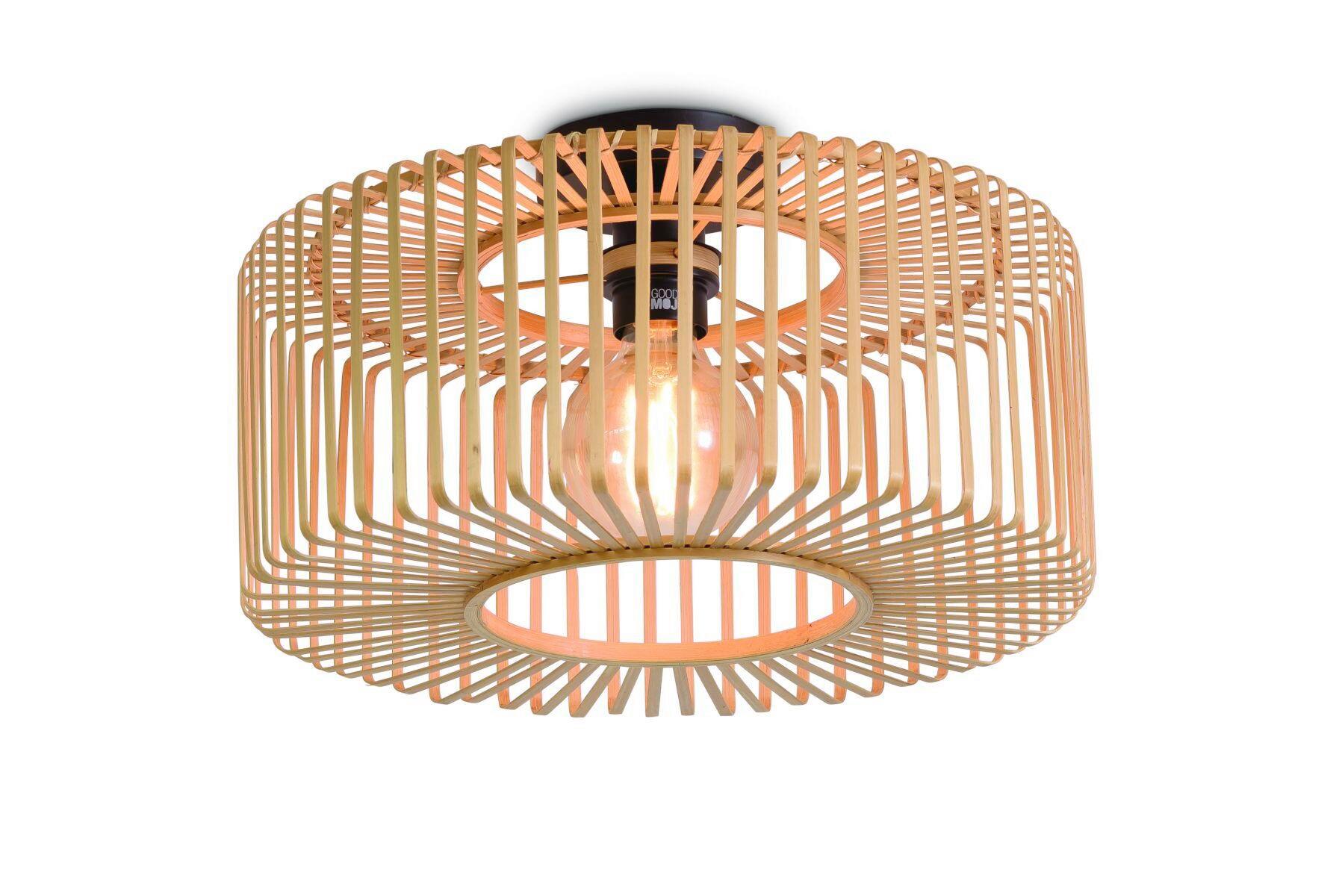 Deckenleuchte Bromo/c/4018/n - Naturfarben, Trend, Holz (40/20cm) - Good & Mojo