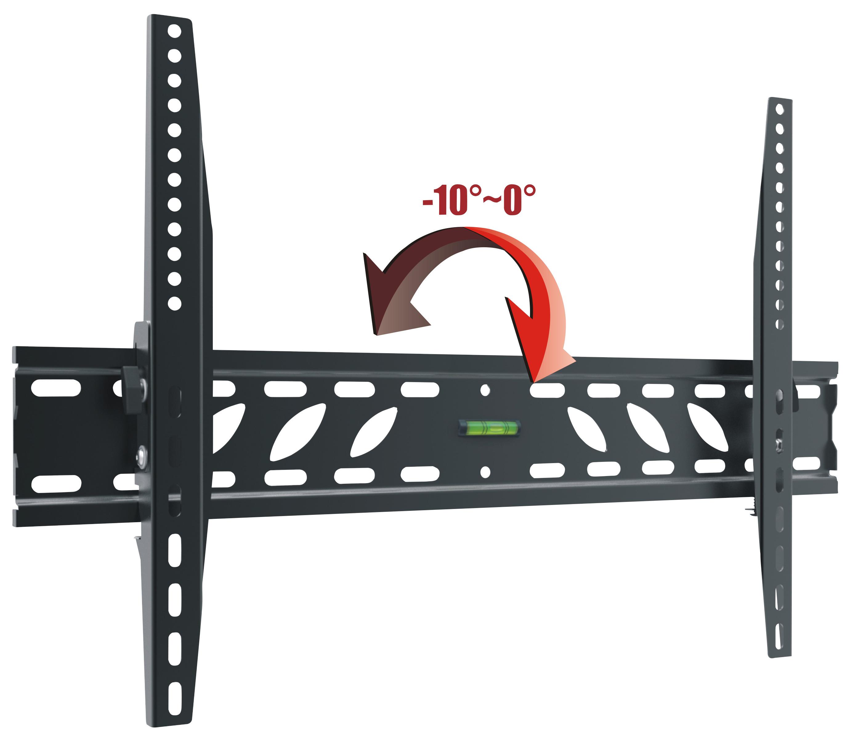 TV-Wandhalterung Bis 70“ Neigbar Ax Strong Prima 40 Kg - Schwarz, MODERN, Metall (64,5/6/41,5cm)