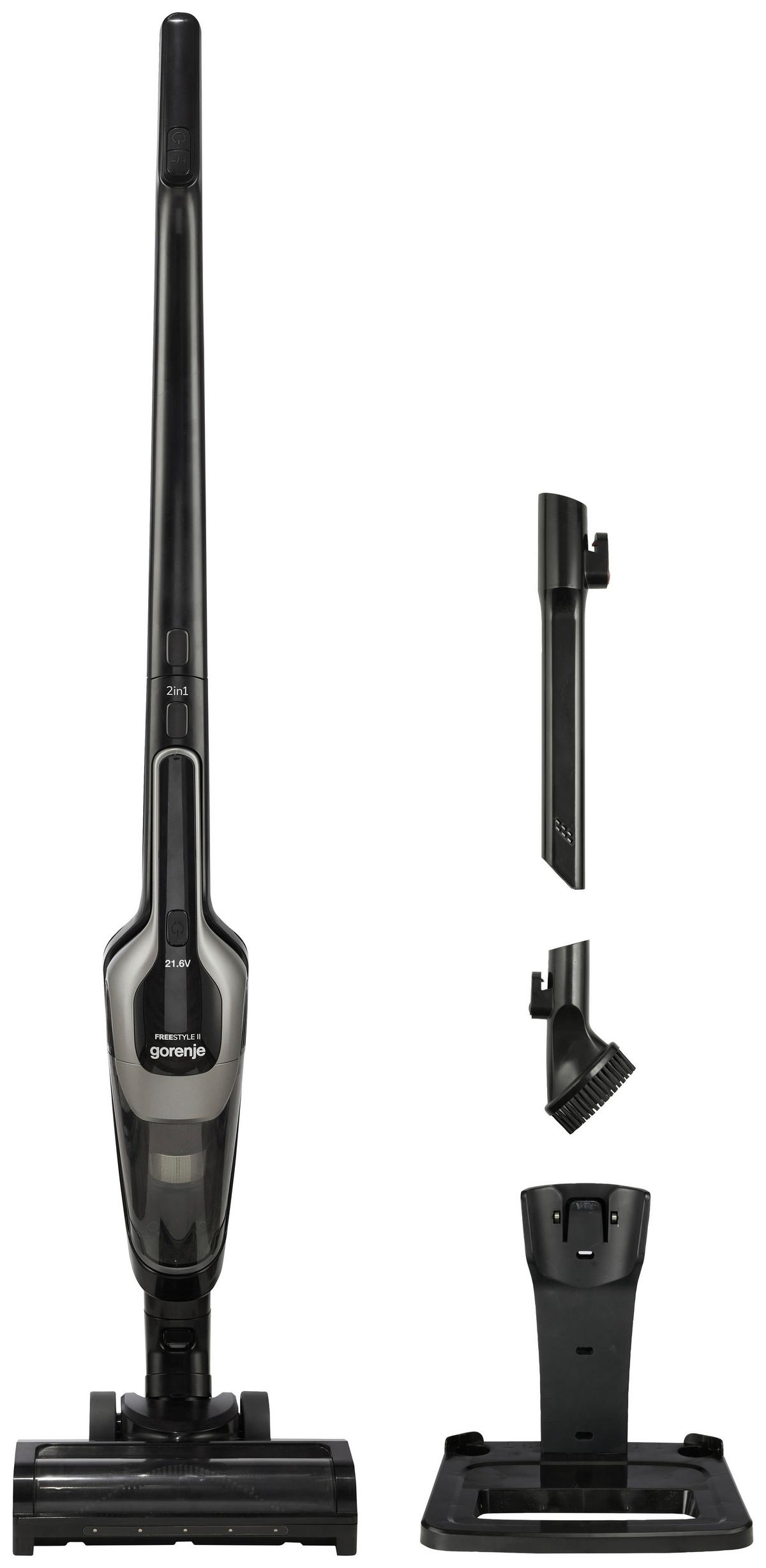 Akku Bodenstaubsauger Svc216110fsiibka - Dunkelgrau, Basics, Kunststoff (26/118/17cm) - Gorenje