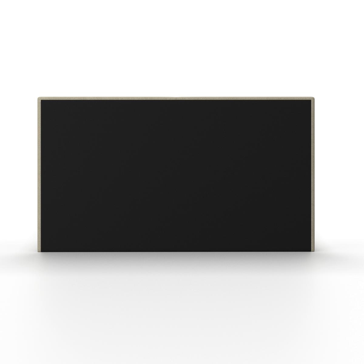 Čalouněná postel MILA 180x200 cm, šedohnědá - černá/šedohnědá, Moderní, kov/dřevo (180/200cm) - Bessagi Home