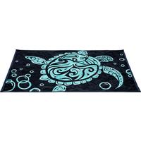 Strandtuch Hawaii - Blau, KONVENTIONELL, Textil (75/150cm) - Ondega