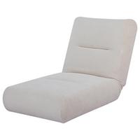 Schlafsessel Luna Beige B: 80 cm - Beige, Design, Textil (81/88/160cm) - Livetastic