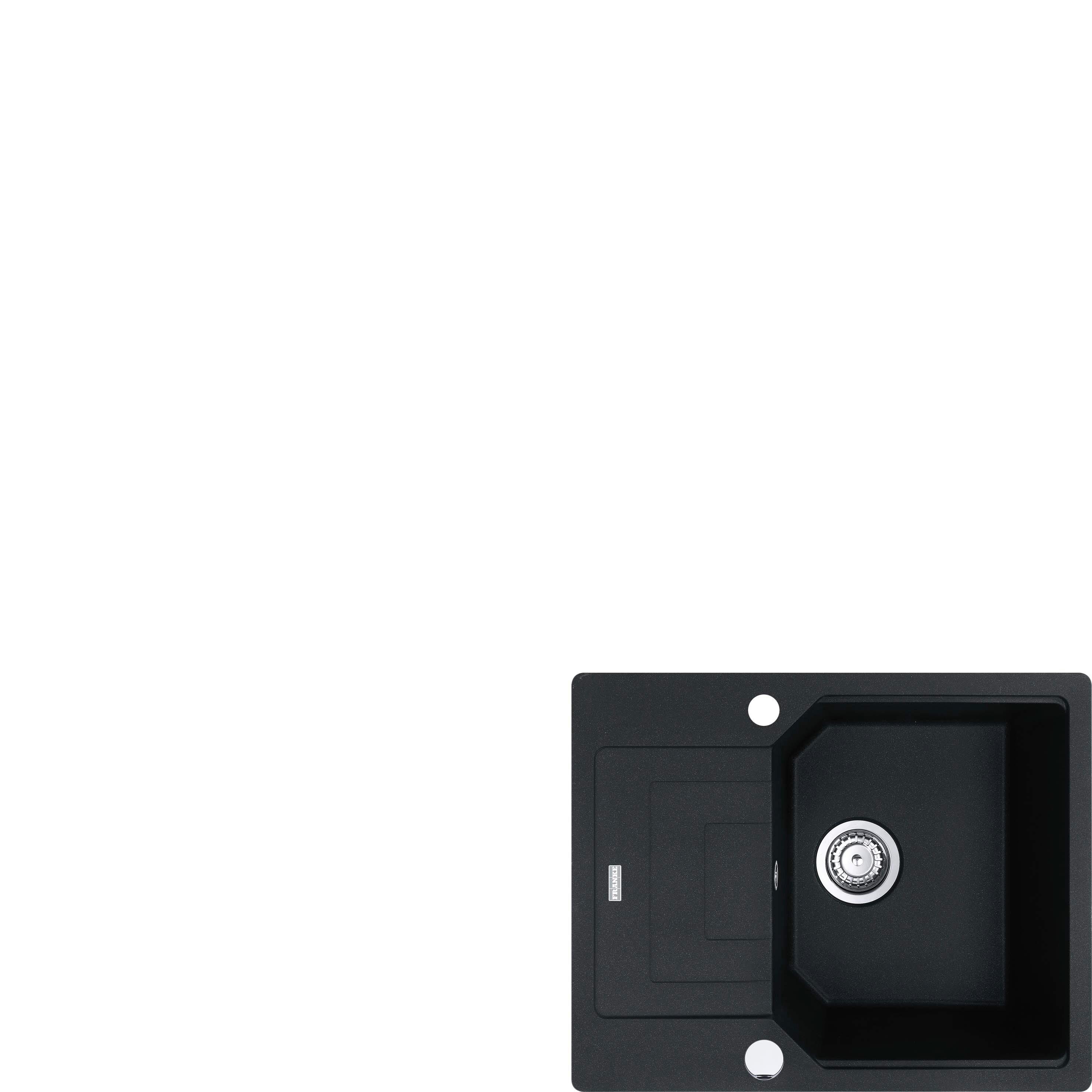 Spüle Ubg 611-62 - Schwarz, Basics, Kunststoff (50/62cm)