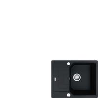 Spüle Ubg 611-62 - Schwarz, Basics, Kunststoff (50/62cm)