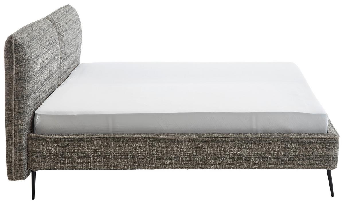 Polsterbett Infinity Liberty Grün 180x200cm - Schwarz/Grün, MODERN, Textil (180/200cm) - Livetastic