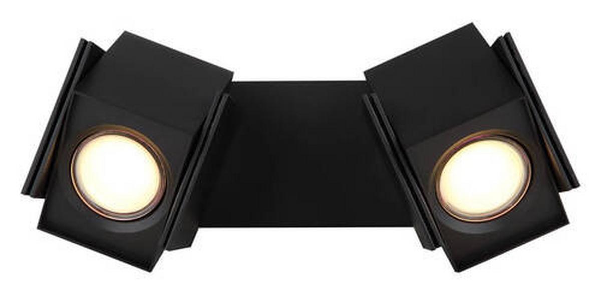 Strahler 57650-2 - Schwarz, Design, Metall (25,6/8,4/15,7cm) - Globo