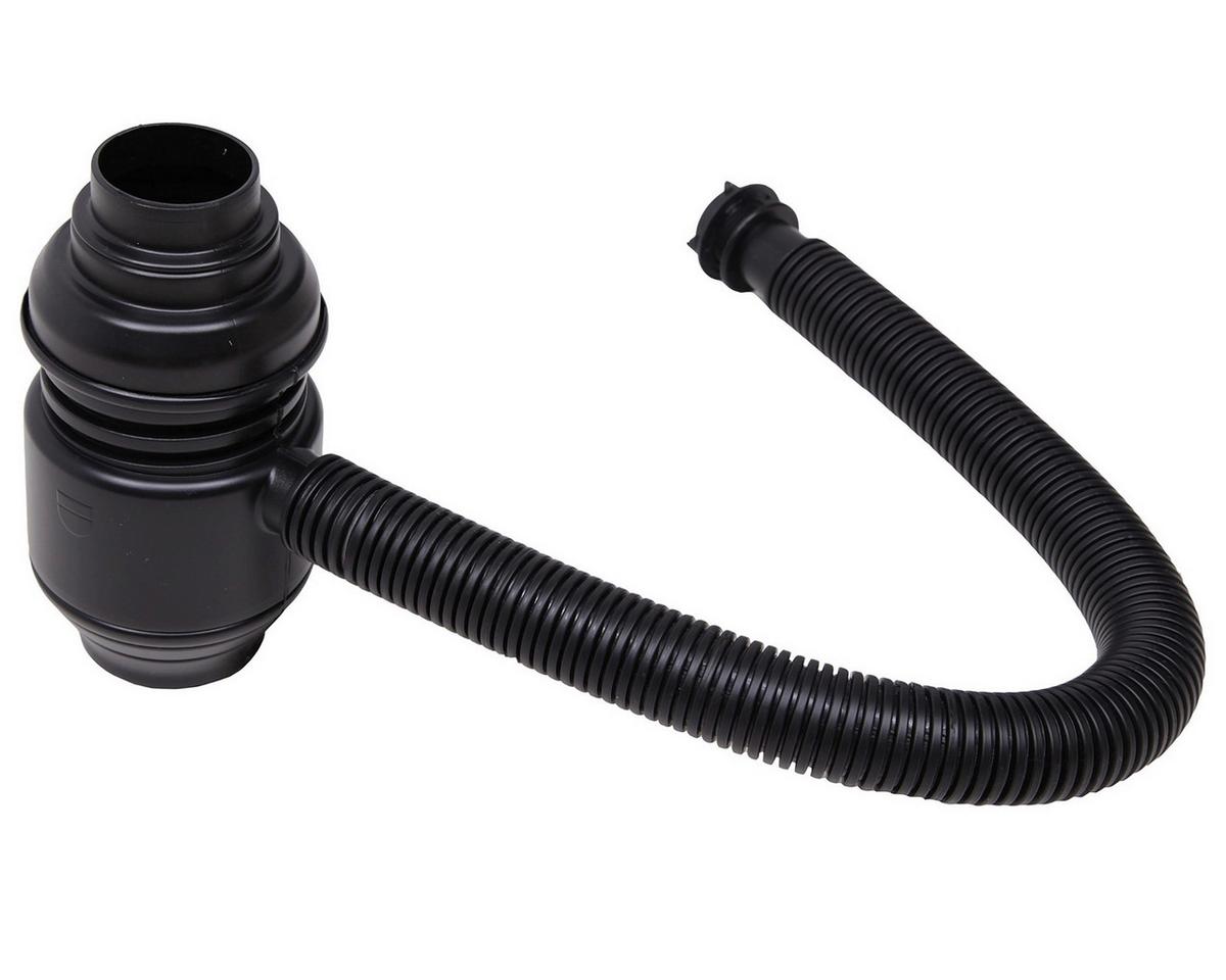 Regentonne Mit Ständer Schwarz 250 L - Schwarz, Basics, Kunststoff (121/52/54cm)