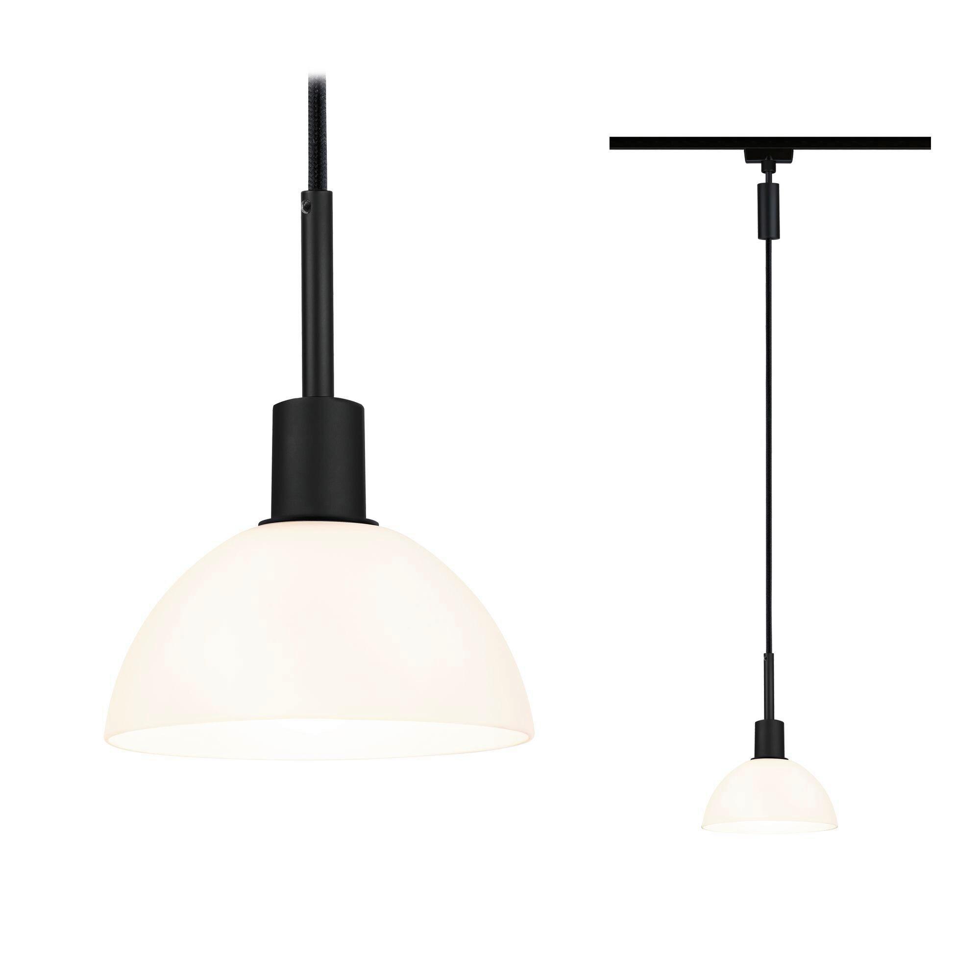 Schienensystem Urail Hängeleuchte 96974 Opalglas - Opal, Design, Glas/Metall (14/140cm) - Paulmann