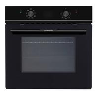 Backofen Wmo 70 Schwarz B: 59,5 Cm - Schwarz, KONVENTIONELL, Glas/Metall (59,5/59,5/55cm) - Wolkenstein