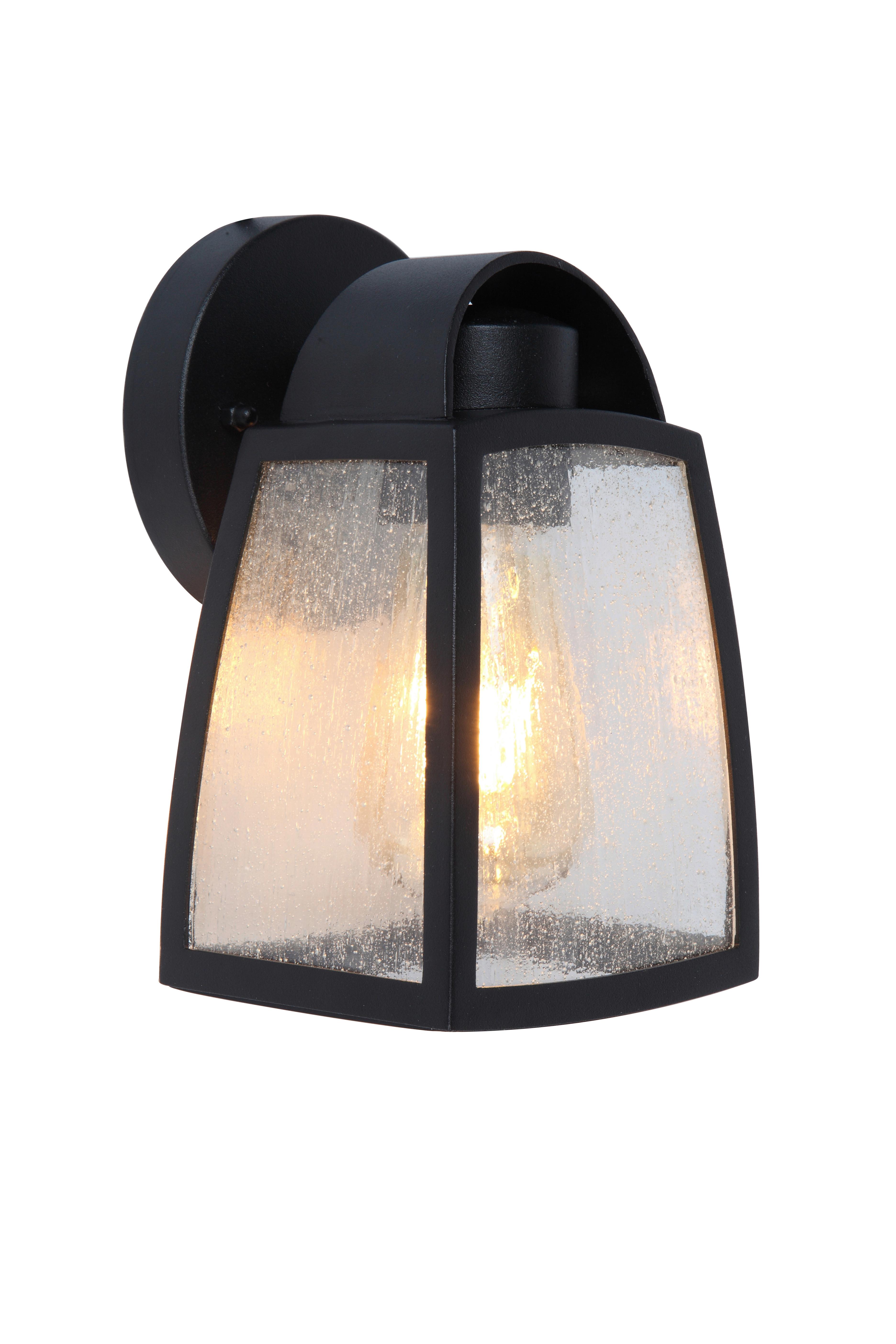 Außenwandleuchte Kelsey 40w Glas Aluminium, Wandmontage