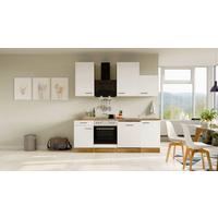 Küchenblock Avila Eichefarben/magnolie B: 220 Cm - Eichefarben/Magnolie, MODERN, Holzwerkstoff (220cm) - FlexWell