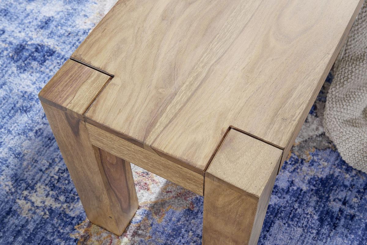 Sitzbank Mumbai Akazie Massiv, B: 180 Cm - Akaziefarben, MODERN, Holz (180/45/35cm) - MID.YOU