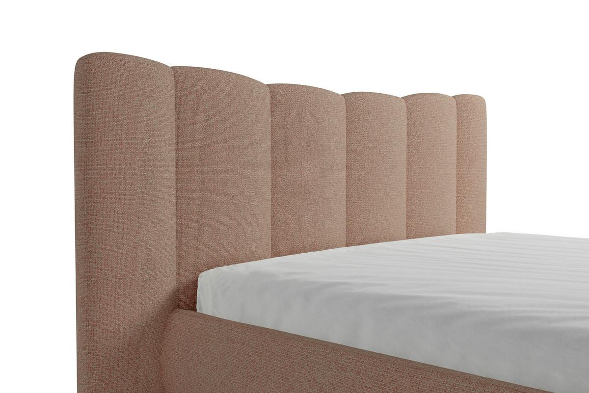 Polsterbett Nook 180x200 Cm Rosa - Rosa, MODERN, Holz/Holzwerkstoff (180/200cm) - MID.YOU