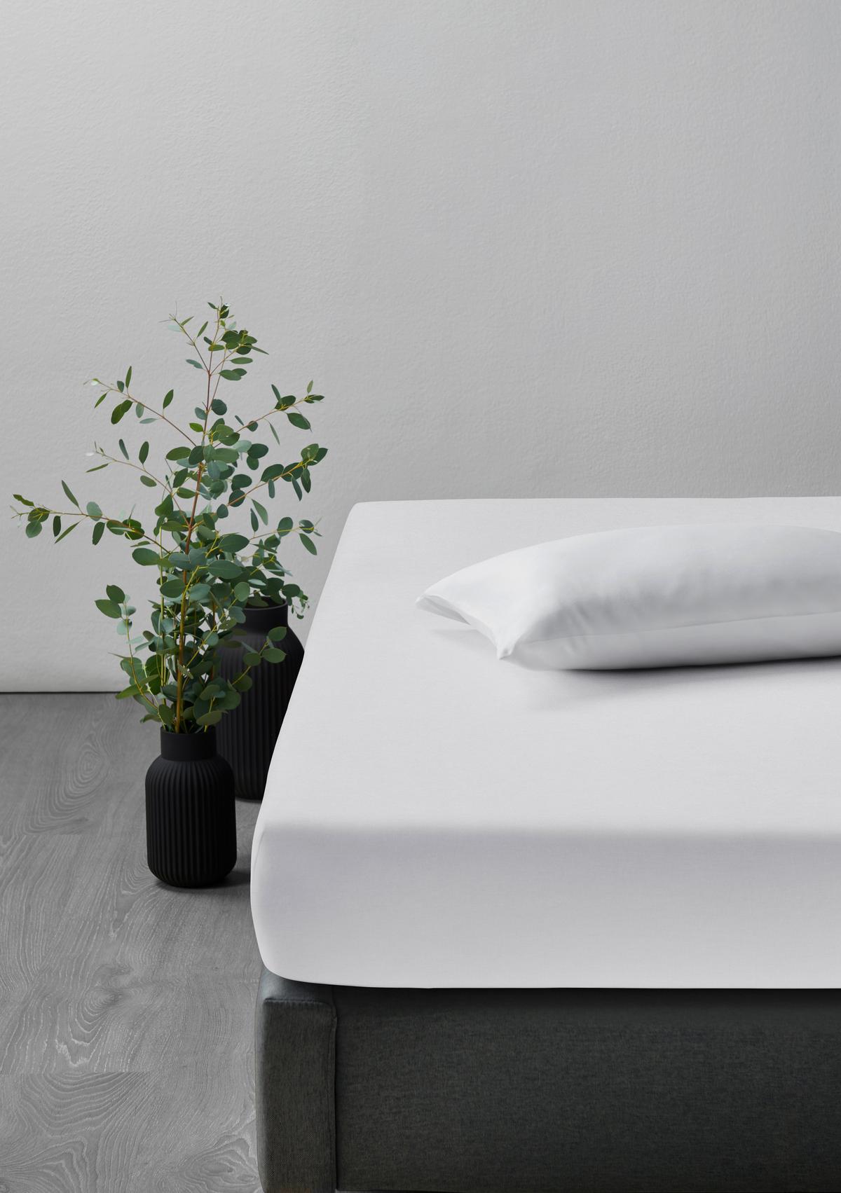 Prostěradlo Elasthan -Ext- 150/200/28 cm - bílá (150/200cm) - Premium Living