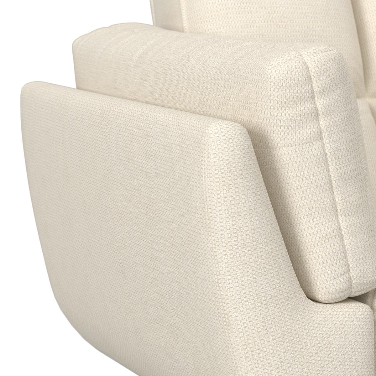 Rozkladacia pohovka CORA, krémová, max. 360 kg - krémová/prírodná farba, Modern, drevo/textil (214/92/81cm) - Bessagi Home