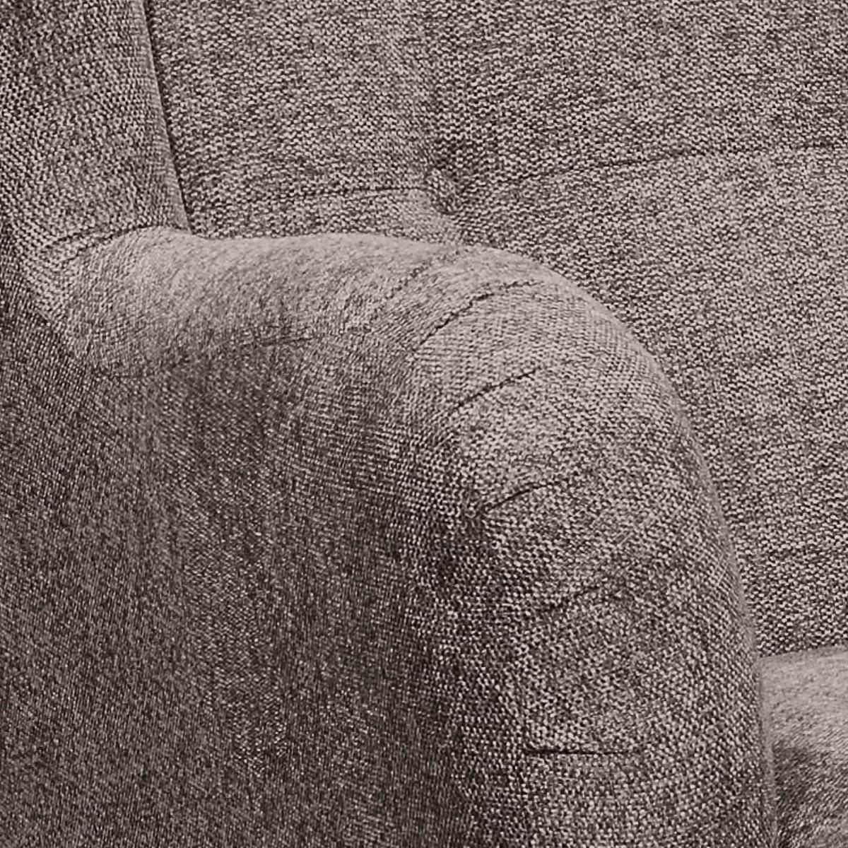 Ohrensessel Oskar Webstoff Espresso - Schwarz/Braun, Basics, Holzwerkstoff/Textil (78/102/98cm) - MID.YOU