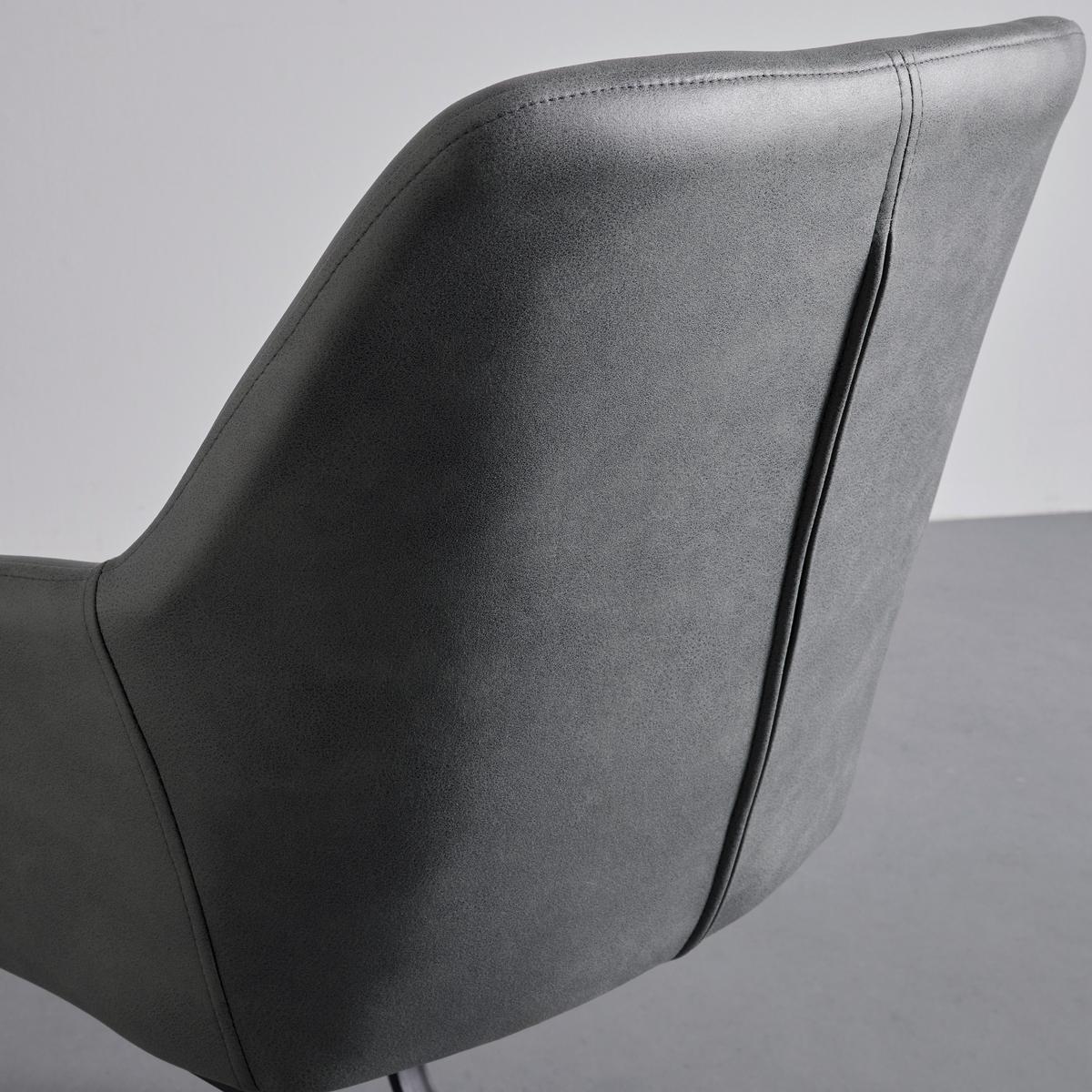 Zidle PRIA šedá - šedá/černá, Moderní, kov/dřevo (61/85/62cm) - Bessagi Home