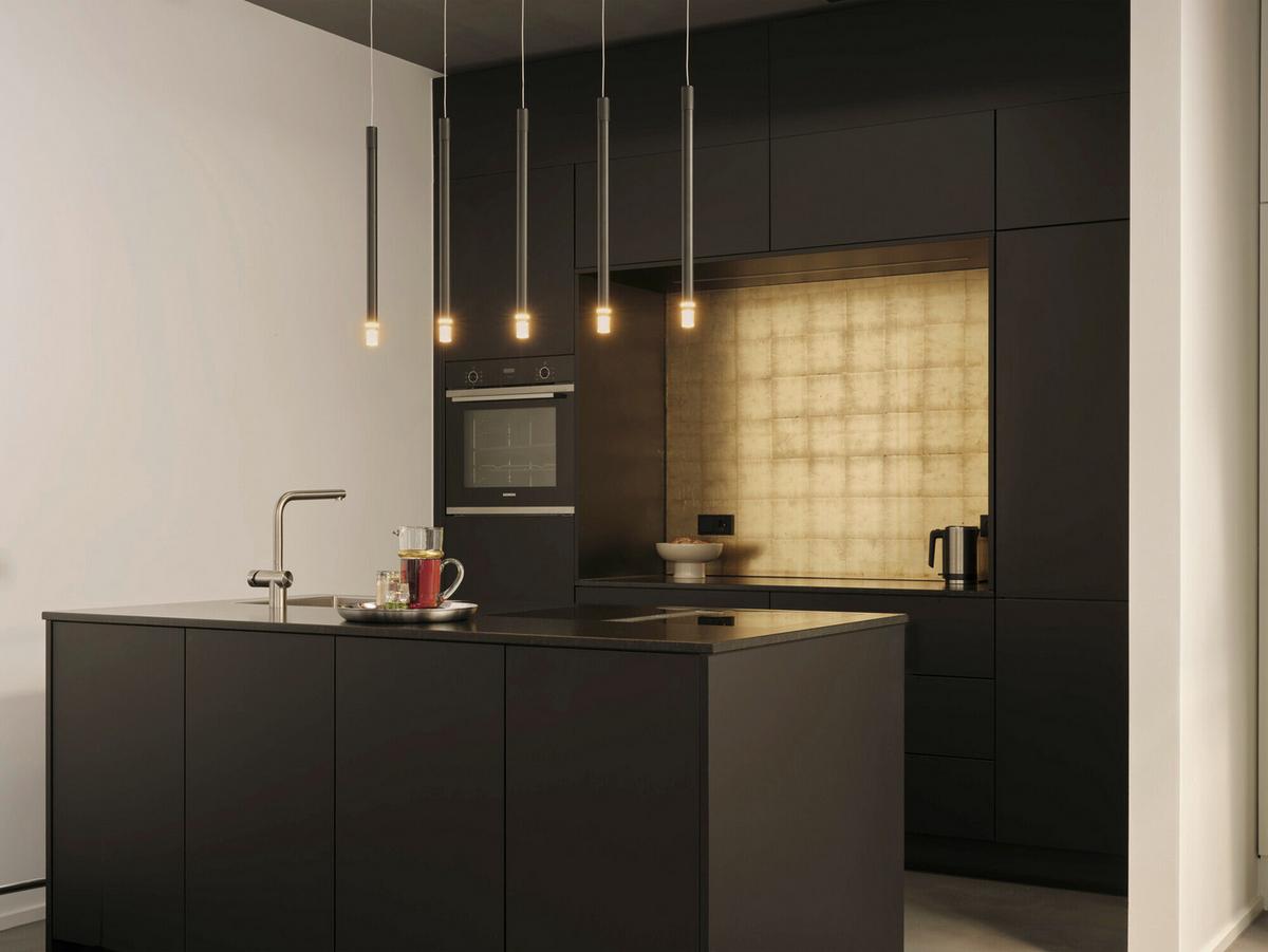 LED-PENDELLEUCHTE 28,5W, LED - Schwarz, Design, Kunststoff/Metall (85/8/150cm) - Osram