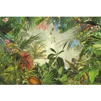 Vliestapete Into The Wild - Multicolor, Natur, Papier (368/248cm)