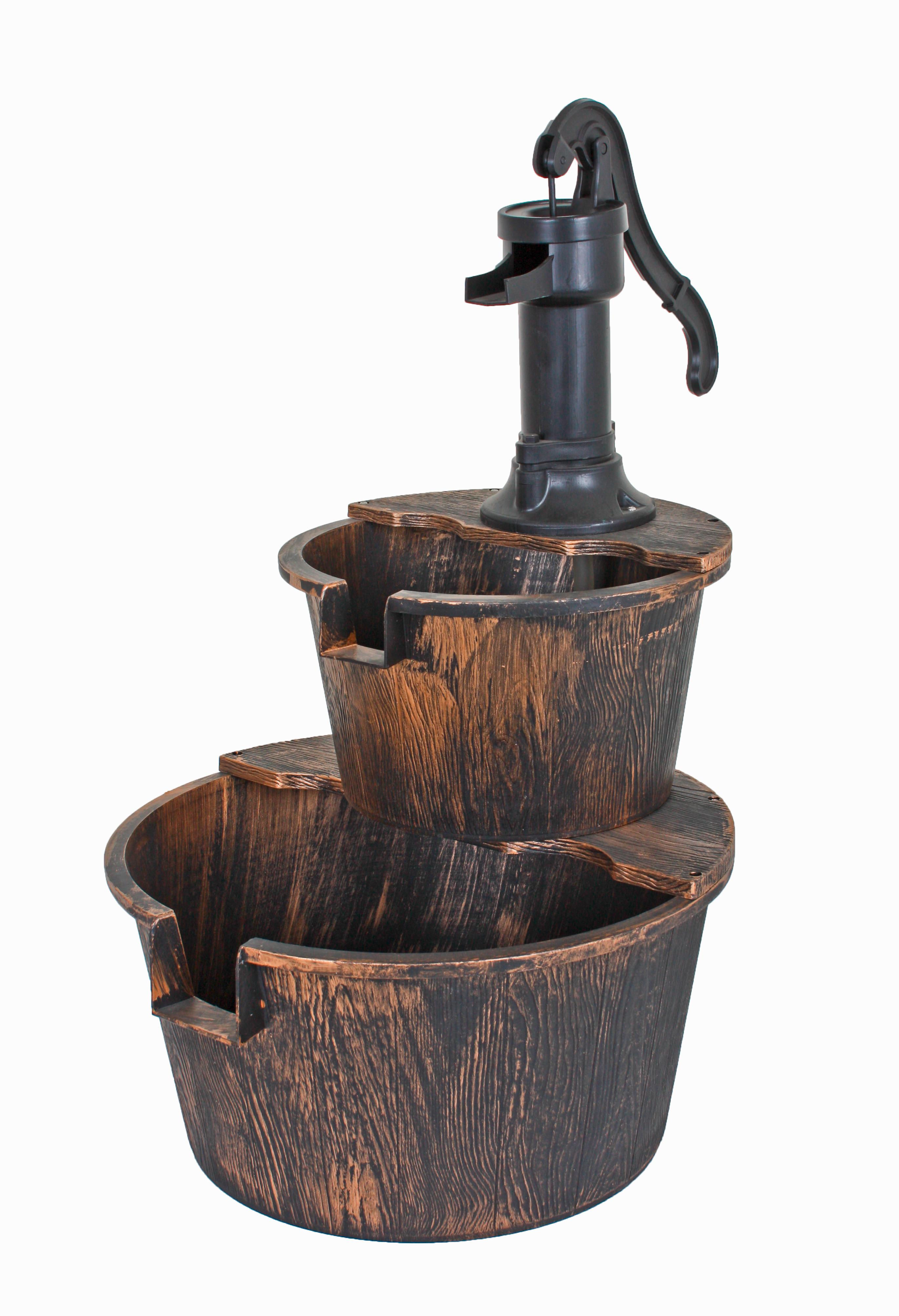Gartenbrunnen Thalasso Bronzefarben inkl. Zubehör - Bronzefarben, Basics, Kunststoff (41,5/41,5/68cm)