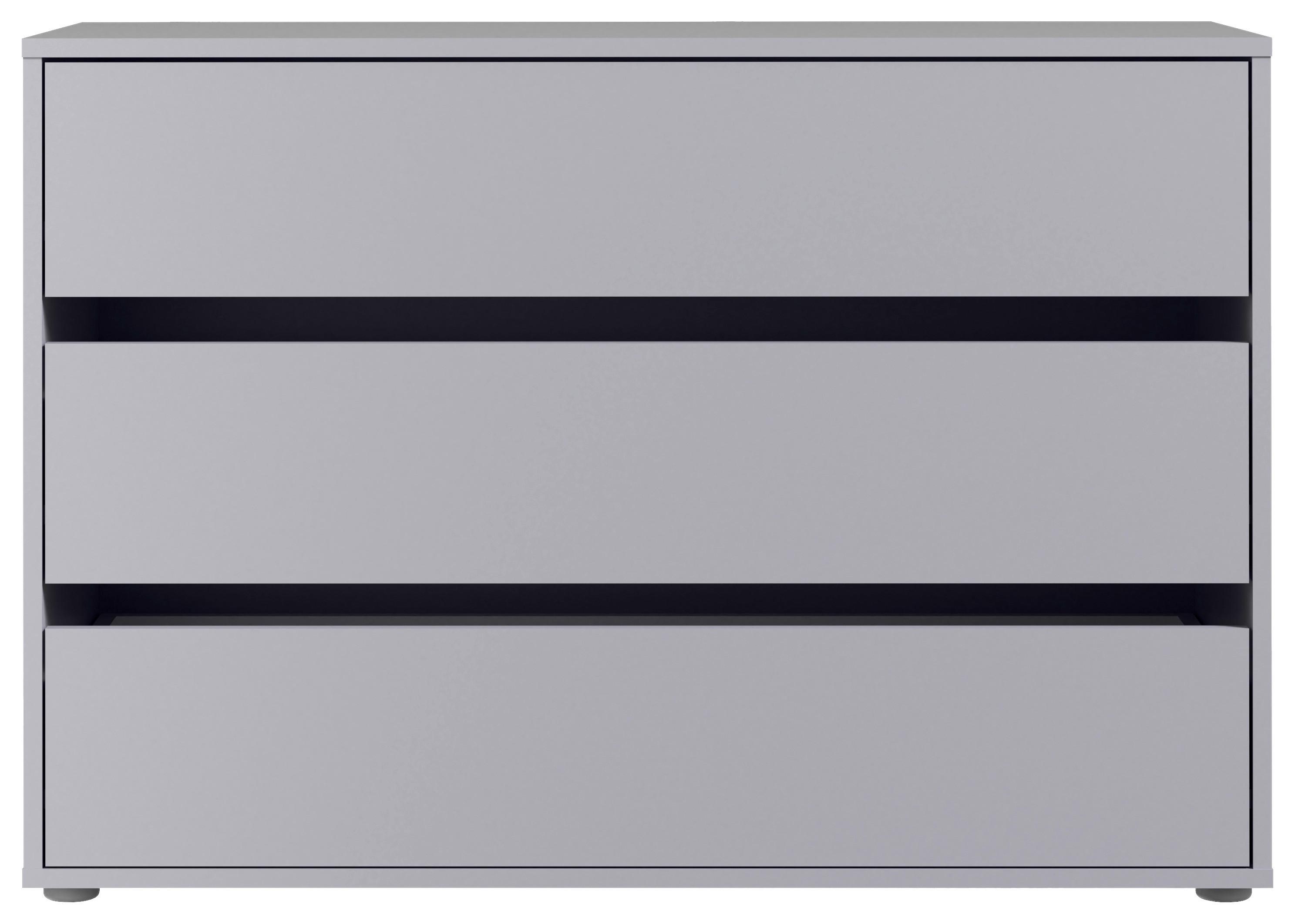 Fiókos Szekrénybetét Chilly/savona - szürke, Modern, műanyag/faalapú anyag (98,7/70,6/39,6cm)