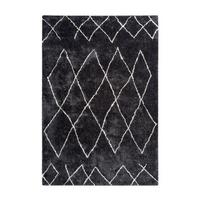 Hochflor Teppich Anthrazit Orlando 80x150 cm - Anthrazit, Design, Textil (80/150cm) - Kayoom