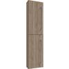 Hochschrank Vcb 6 B: 33 cm Sonoma Eiche Dekor - Sonoma Eiche, Basics, Holzwerkstoff (33/150/22cm) - MID.YOU
