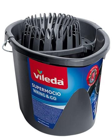 Style Vödör Vileda - szürke, Konventionell, műanyag (15l) - Vileda