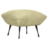 Hocker Lorris, Hellgrün B: 60 cm - Schwarz/Hellgrün, KONVENTIONELL, Textil (60/49/53cm) - MID.YOU