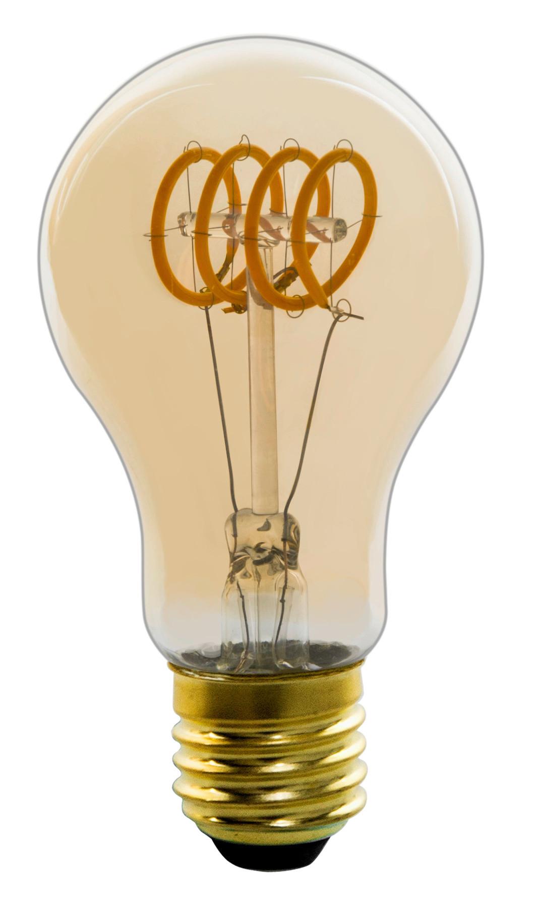 Dekorační žárovka 11403FMA max. 4 Watt - kov/sklo (6/10,5cm) - Mömax