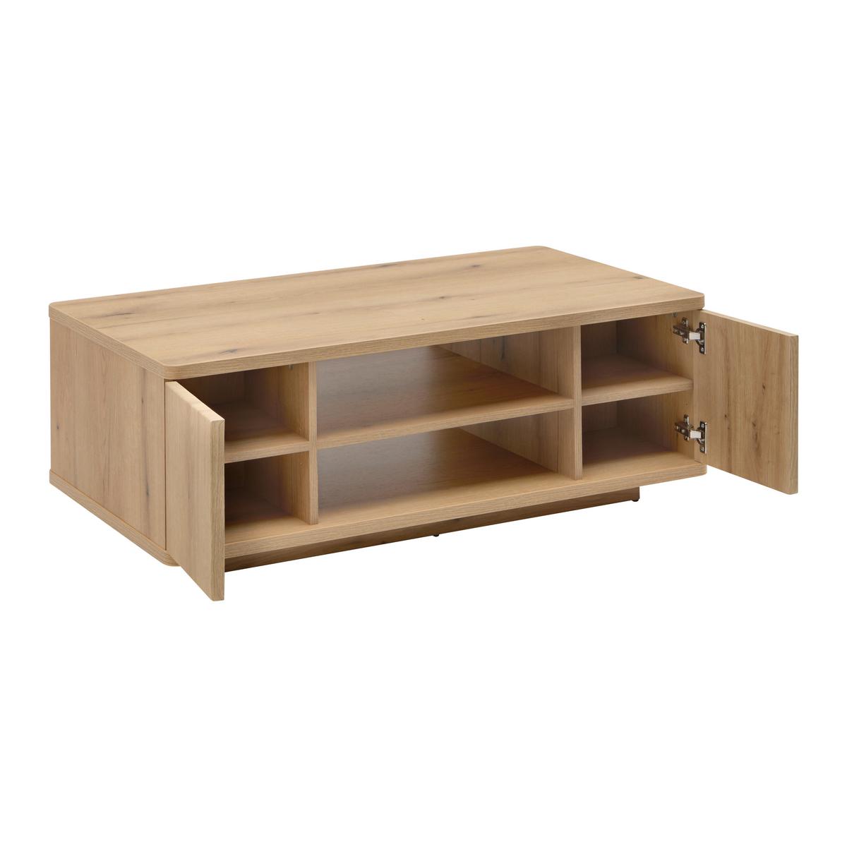 KONFERENČNÍ STOLEK ALAMEDA -EXKLUSIV- - barvy dubu, Natur, kompozitní dřevo (115/42/65cm) - Mömax