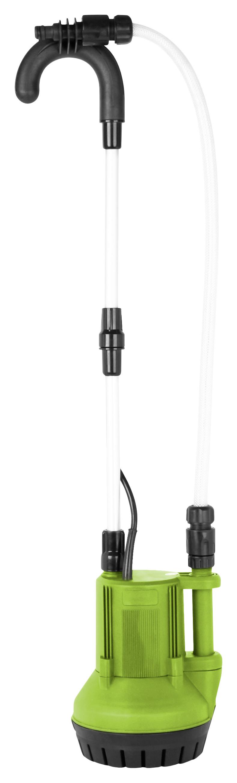 Regentonnenpumpe 350 W Klarwasser Integrierter Filter - Schwarz/Grün, MODERN, Kunststoff/Metall - Zipper