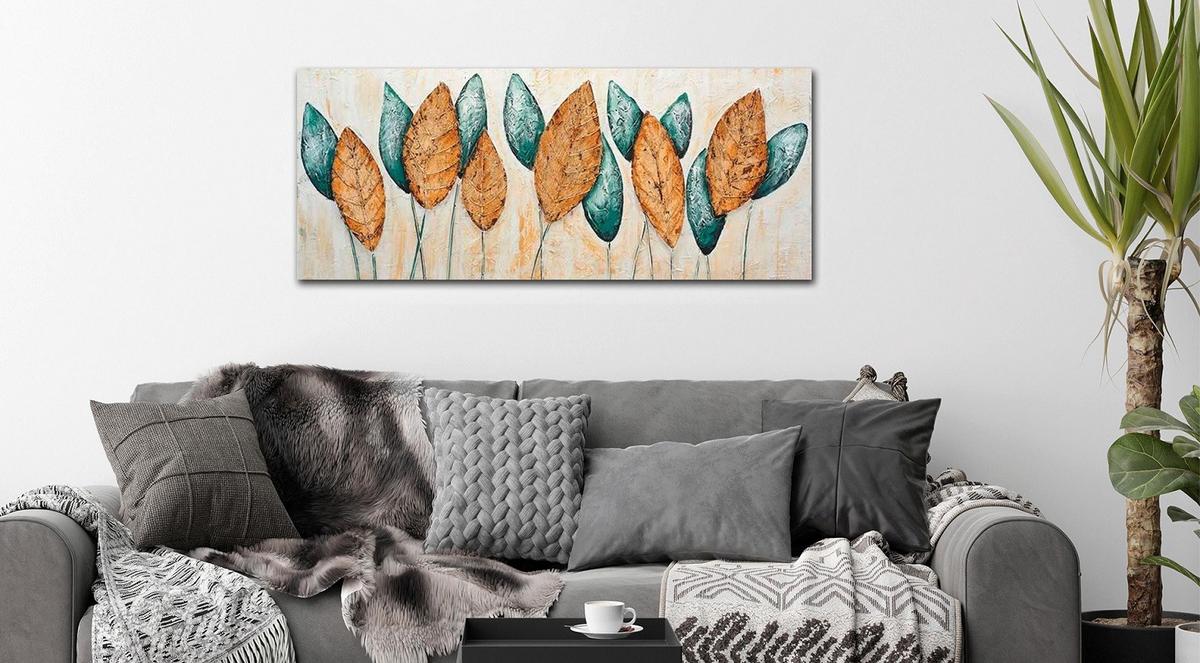 Olajfestmény 60/120cm - többszínű, Basics, textil (60/120cm)