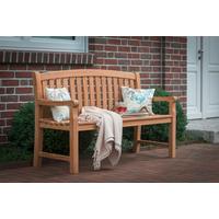 Gartenbank Holz Woodie Bank 150 3-Sitzer - Teakfarben, Basics, Holz (150/94/57cm) - Gardenson