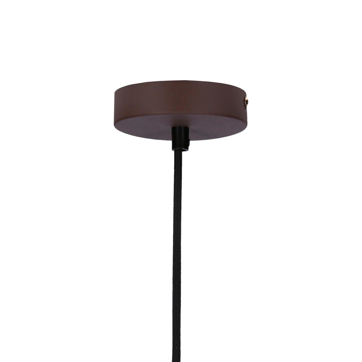 Pendelleuchte 50101270 Viborg - Braun, Design, Metall (32/32/90cm)