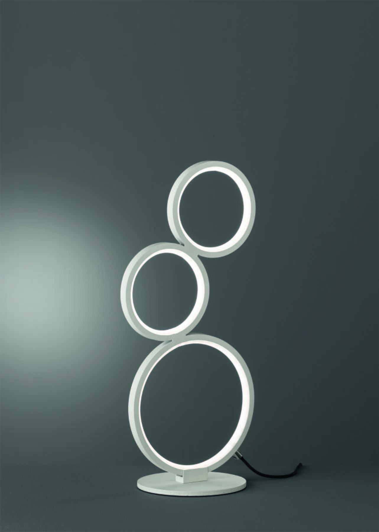 LED-Tischleuchte 522610331 Rondo - Weiß, Design, Metall (20,7/15/45cm) - Trio Leuchten
