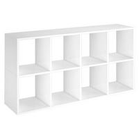Regal Pisa B: 110 cm, Weiß - Weiß, Basics, Holzwerkstoff (110/56/33cm) - MID.YOU