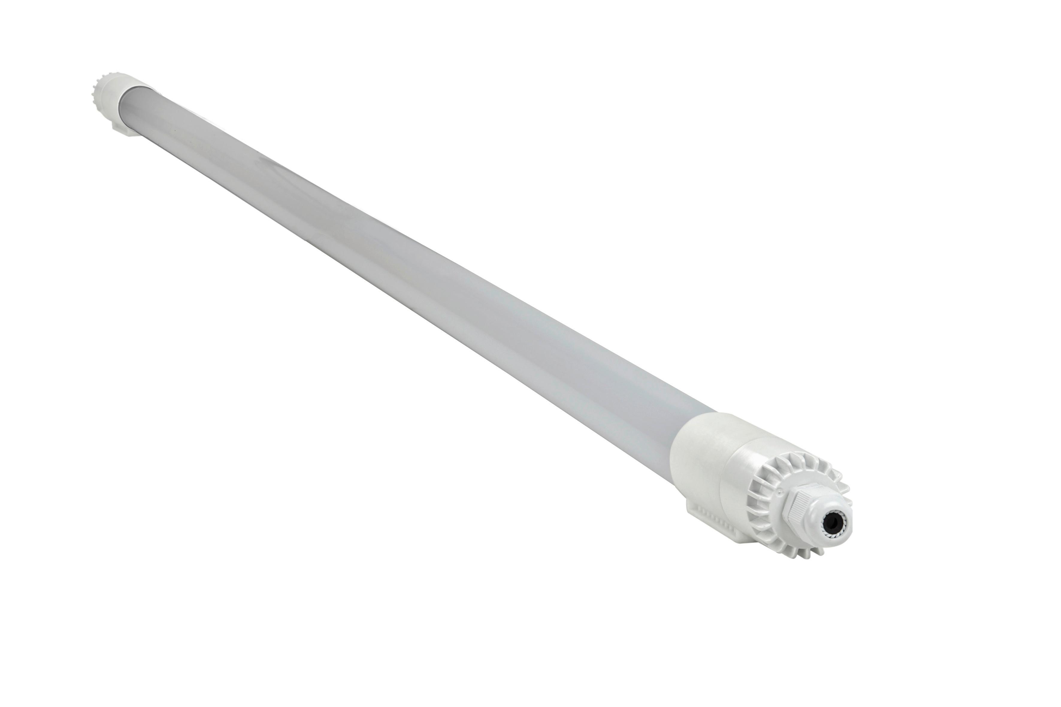 LED-Deckenleuchte L: 148,5 cm, für In- und Outdoor - Weiß, Basics, Kunststoff (148,5/4,4/4,5cm)