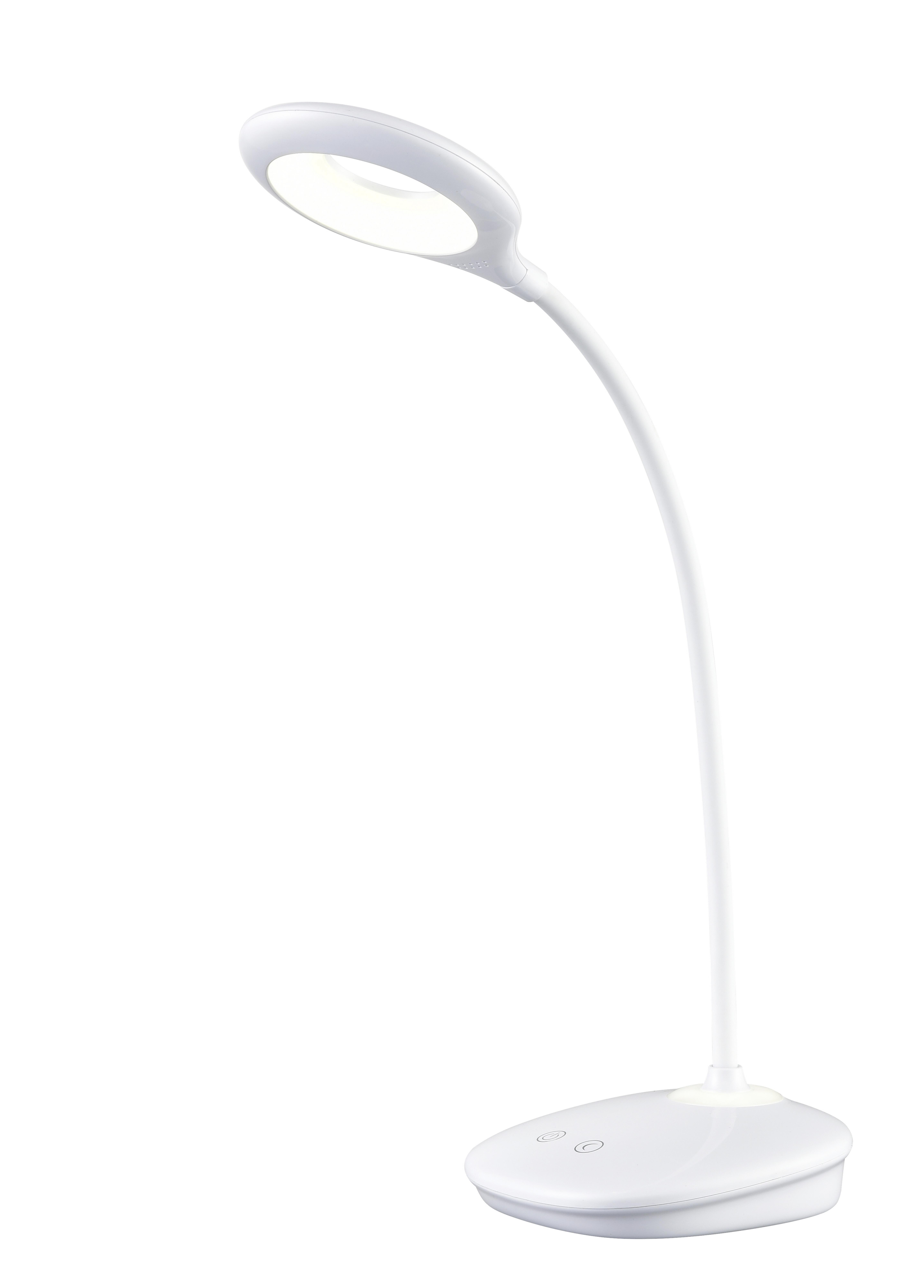 Klemm Leuchte weiß Büro Arbeitszimmer Werkstatt Tisch Lampe Strahler verstellbar 