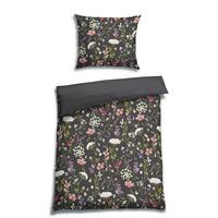 POSTEĽNÁ BIELIZEŇ S40DWP.005.FIORE BLACK - viacfarebná, Trend, textil (140/200cm) - Florella