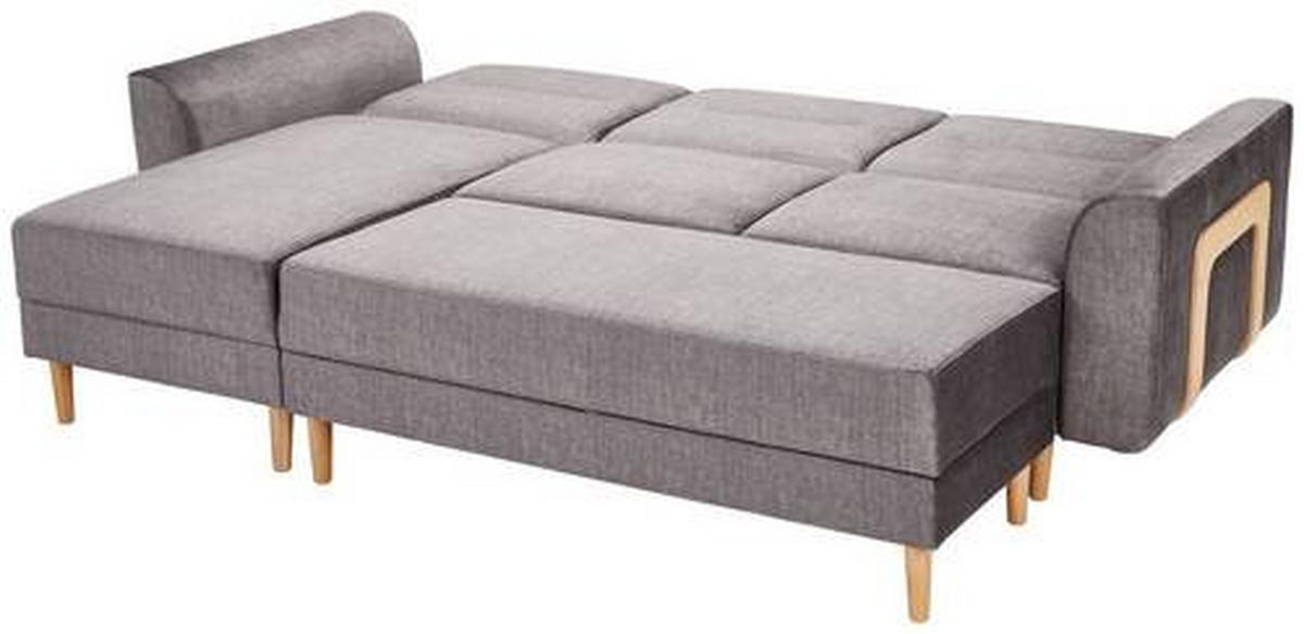 Ecksofa Mit Schlaffunktion Freda Mit Kissen Anthrazit - Currygelb/Anthrazit, MODERN, Textil (144/240cm) - Max Winzer