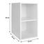 Regal Box - Grau, MODERN, Holzwerkstoff (23/46/25cm) Regal Box - Grau, MODERN, Holzwerkstoff (23/46/25cm)
