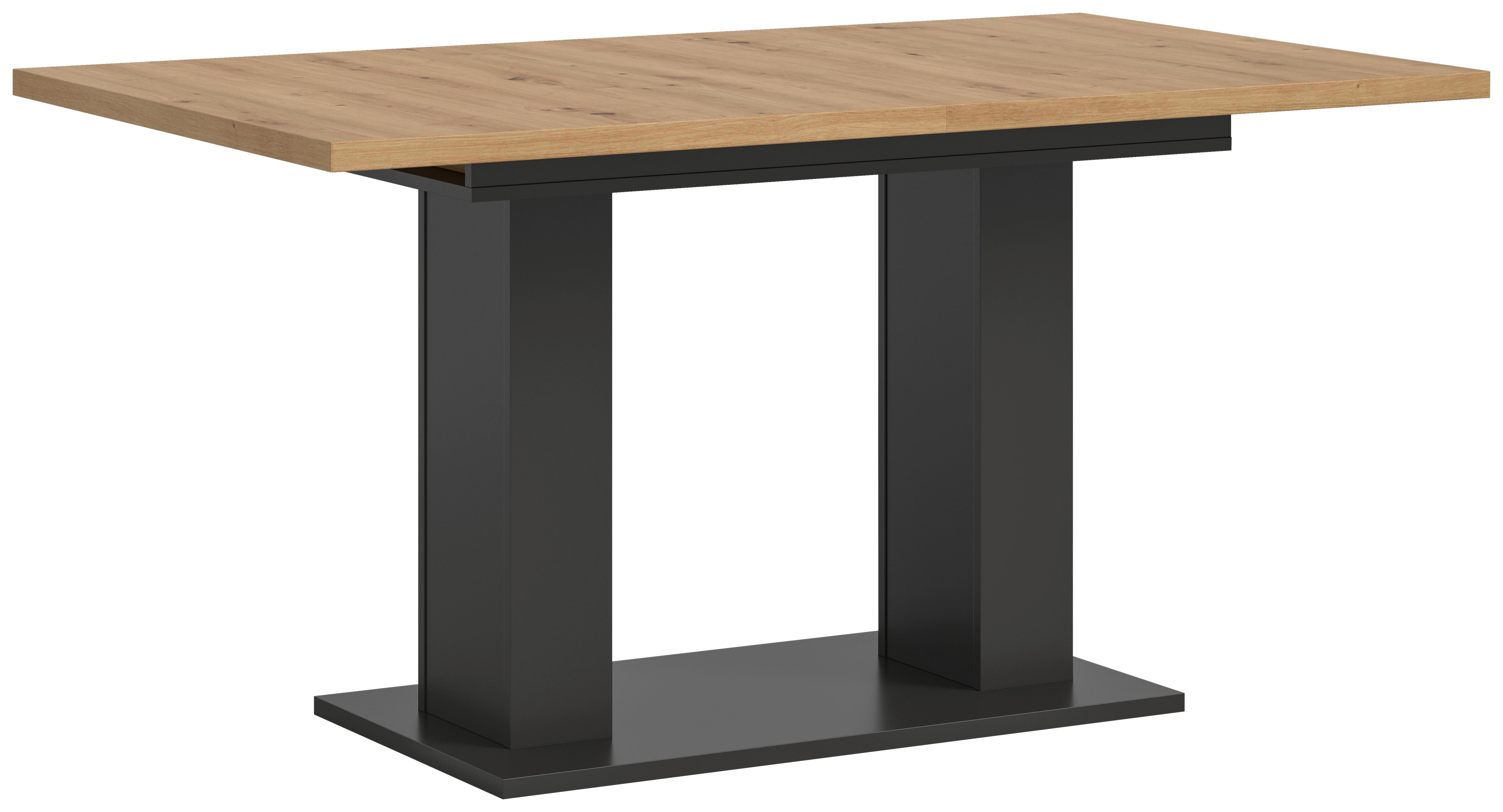 Ausziehtisch Marlon 150 Az Artisan/Grau, B:150-190 cm - Eiche Artisan/Grau, KONVENTIONELL, Holzwerkstoff (150-190/90/76cm) - MID.YOU